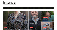 Desktop Screenshot of effinghammagazine.com